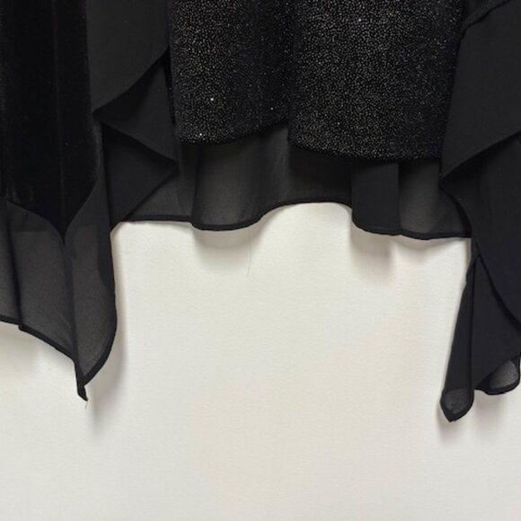 NEW BEAUTIFUL NY COLLECTION WOMAN ONE PIECE SPARKLINGTANK/VELVET LINED JACKET 2X - Picture 3 of 6